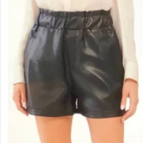 Bagalette Collection Pants - Bagatelle Faux Leather Shorts